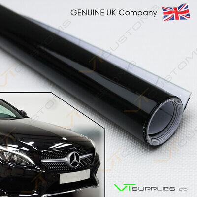 [ Gloss Black ] Vinyl Wrap Car Film (Air/Bubble Free ) All Vehicle Sizes