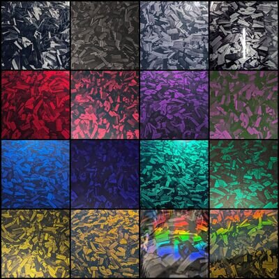 Forged Carbon Premium Vinyl Car Wrap 16 STYLES • ANY SIZE BUBBLE/AIR FREE • PET