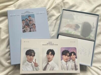 MONSTA X 2022 SEASON’S GREETINGS Daily Pad Calendar Photocard Sticker Goods KPOP