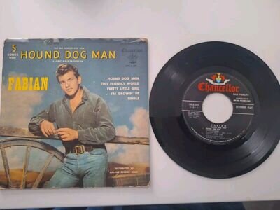 Fabian Hound Dog Man 1959 Vinyl Record CHLA-301 CHANCELLOR EP. ELVIS.