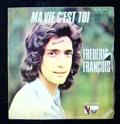 Vinyl 45 T Frédéric François - Let Me Live My Life 1972