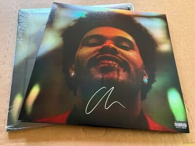 NEW SUPER RARE The Weeknd - After Hours Holographic Vinyl 2xLP SIGNED