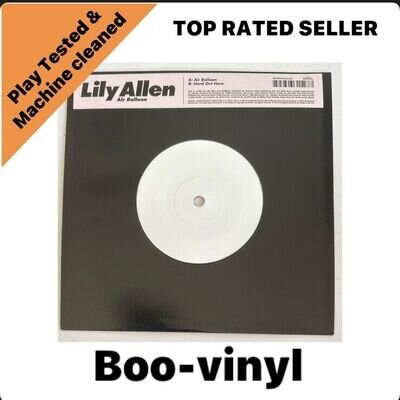 Lily Allen - Air Balloon 7” Limited Edition White Label Vinyl Record NM / NM Con