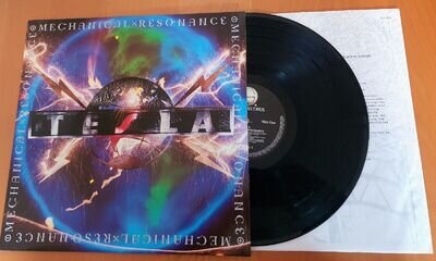 TESLA - MECHANICAL RESONANCE 1986 VINYL GEFFEN 924 120-1 EX/EX/EX