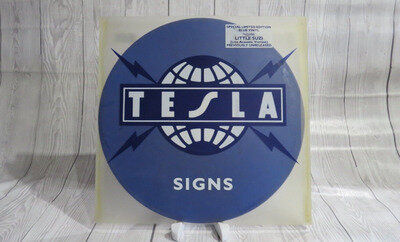 Tesla Signs Special Limited Edition Blue Vinyl 12” Single Includes Little Suzi