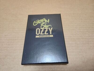 OZZY OSBOURNE SIGNED TAROT CARDS SEALED AUTOGRAPHED BOX JSA RARE