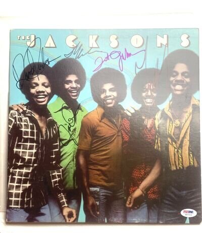 Michael Jackson SIGNED and all 4 Brothers { COPY ON CARD STOCK PAPER }