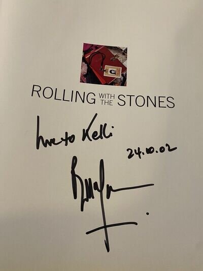 Rolling with the Stones by Bill Wyman 2002 Autographed Hardcover