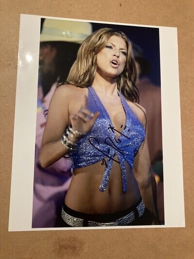 Fergie Stacy Ferguson Black Eyed Peas Autograph