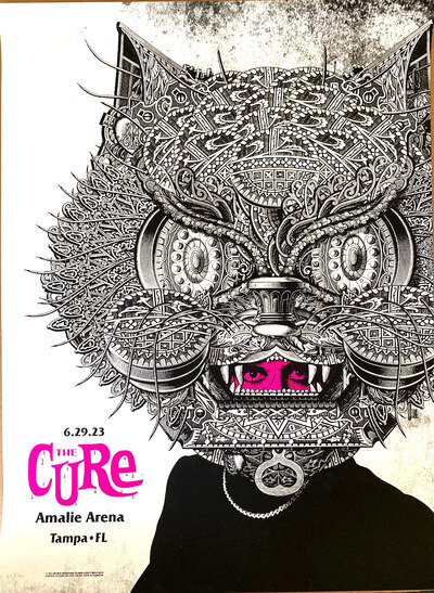 The Cure - Tampa Bay - Original Ltd. Ed. /1600 - 18 X 24 - Lost World Tour