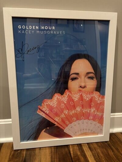 Kacey Musgraves Signed Autograph 18x24 Golden Hour Lithograph RARE ✨