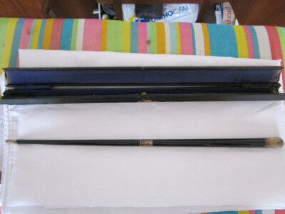 Conductors Baton J Howell with Silver Tip, Head, Band