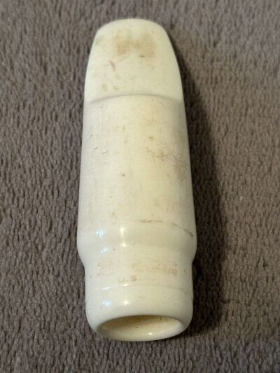 Sax Alto Mouthpiece Buescher True Tone Vintage Composite White