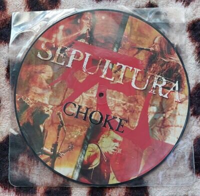 Sepultura picture promo disc vinyl "Choke" 1998