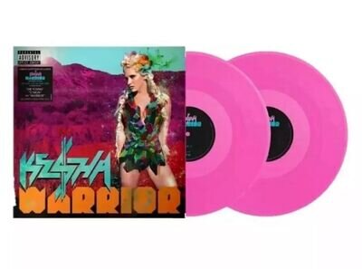 Kesha WARRIOR Exclusive Limited URBAN OUTFITTERS Pink Colored Vinyl 2-LP SEALED!