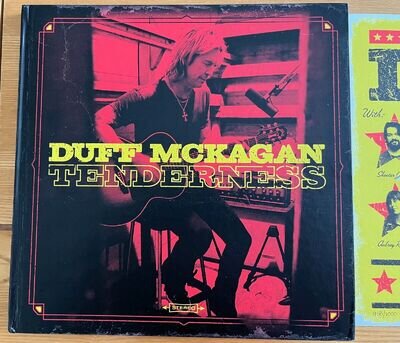 Duff McKagan Tenderness Yellow Red Starburst Signed Lithography Mint