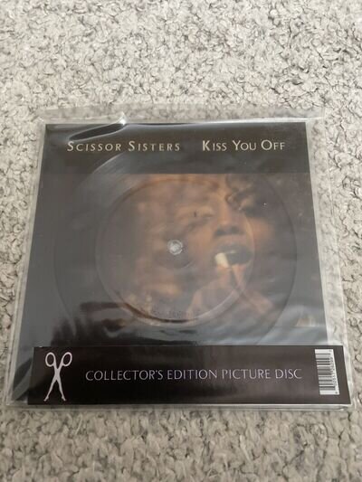 Scissor Sisters - Kiss You Off 8” Square Picture Disc Vinyl 2907 Exc Polydor Ltd