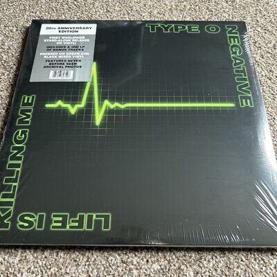 Type O Negative Life Is Killing Me Vinyl New Sealed