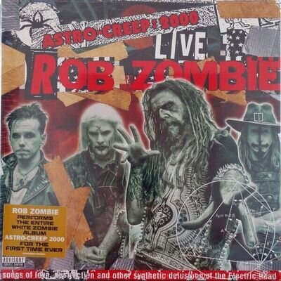 ROB ZOMBIE - ASTRO-CREEP: 2000 LIVE (SONGS OF LOVE, DESTRUCTION..) LP VINYL NEW