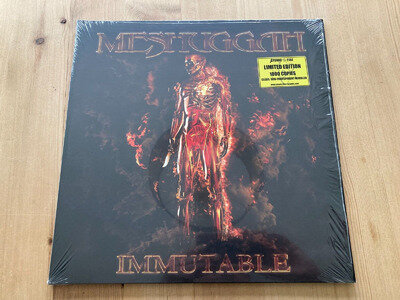 Meshuggah – Immutable 2 x LP Vinyl Clear / Red-Transparent Marbled + Poster