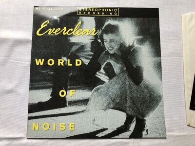 Everclear. World Of Noise. CLEAR VINYL LP FIRE RECORDS FIRELP 46. Grunge Uk 1st