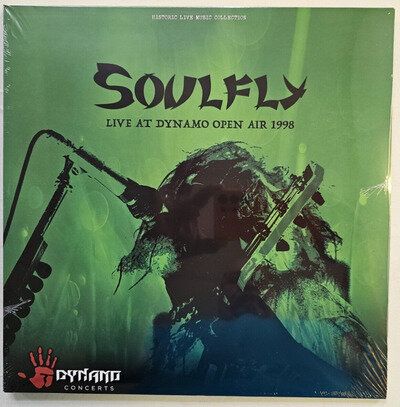 Soulfly Live At Dynamo Open Air 1998 double LP vinyl Europe Dynamo Concerts 2023