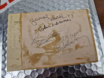 Beatles Autographs Original Full Set