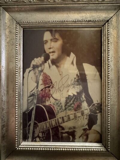 Elvis Presley Autographed Picture