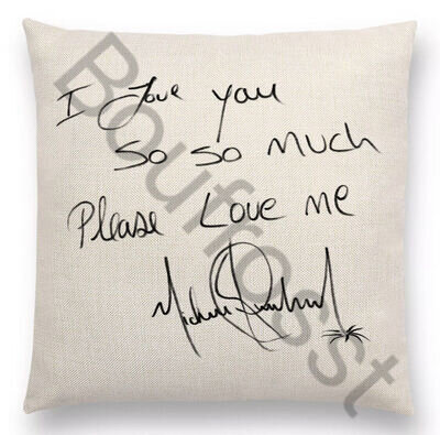 Michael Jackson Pillow Case REPRODUCTION sign autograph