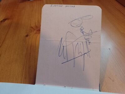 Brian Jones & Mick Jagger original autographs got on 17/10/65 Granada Tooting