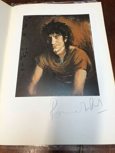 RONNIE WOOD autographed Prints Series One Artco Rolling Stones rare