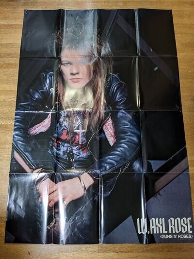 AXL ROSE/L.A. GUNS POSTER 47"×32”