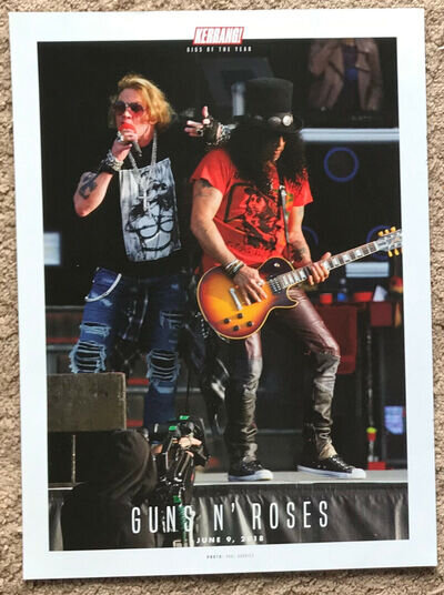 GUNS N ROSES - 2018 Full page UK magazine poster