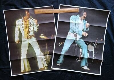 ELVIS EARLY 70'S ISSUES OF 2 CONCERT POSTERS