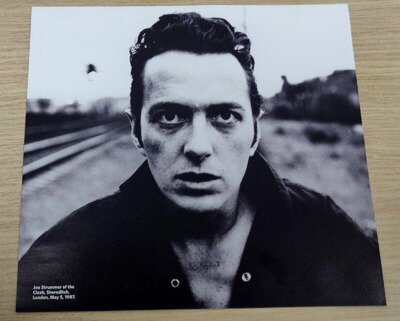 Joe Strummer / The Clash - Classic Black&White Mini-Poster / Picture - RARE