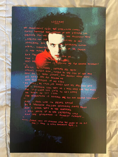 The Cure Lullaby Poster 11x17 Print