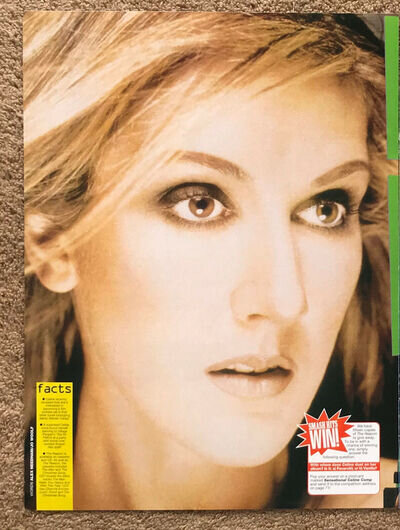 CELINE DION - 1997 Full page UK magazine poster