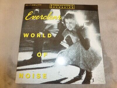 EVERCLEAR WORLD OF NOISE CLEAR VINYL LP 1993 FIRE RECORDS FIRELP 46 EXCELLENT +