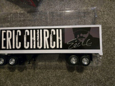 Eric Church Autographed Collectible Semi-Truck SUPER RARE! Chief!