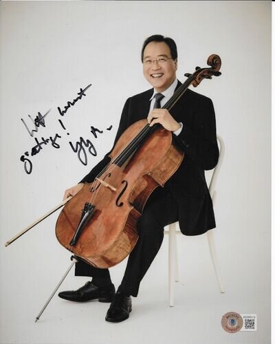 YO-YO MA Signed Autographed 8x10 Photo Beckett BAS COA Cellist