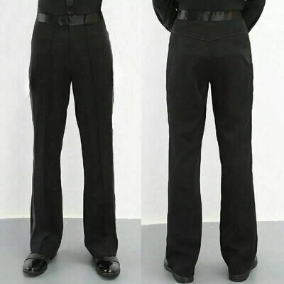 Hot Mens Ballroom Latin Modern Dance Pants Trousers Dancewear Casual Bottoms New