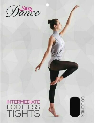 Silky Intermediate Footless, Footed, & Convertible Dance Tights 60 Denier