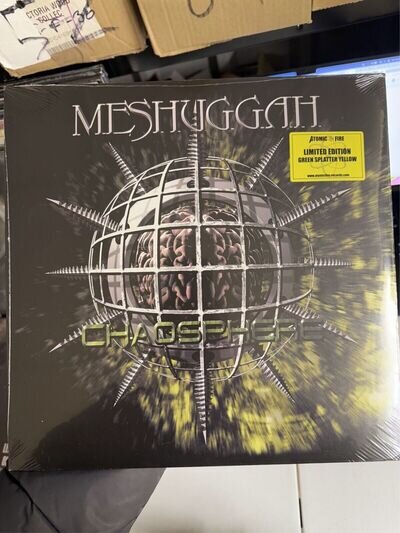 Meshuggah : Chaosphere - 25th Anniv (Green Vinyl) 2LPs - New Small Dent Corner