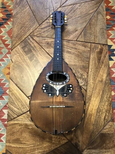 Antique vintage bowl back mandolin Silvestri Catania