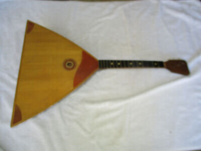 Vintage Balalaika Russian 3 String Instrument for Restoration / Parts