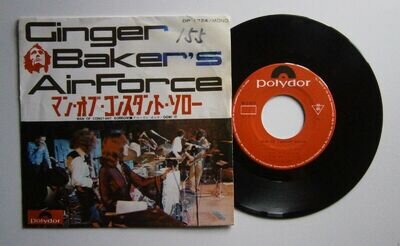 GINGER BAKER'S AIRFORCE: MAN OF CONSTANT SORROW (Polydor) Rare 1970 Japanese 7"