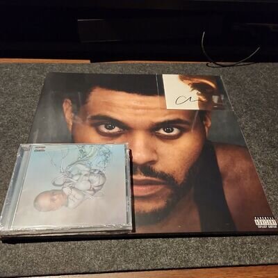 THE WEEKND SIGNED HURRY UP TOMORROW VINYL + SORYAMA CD