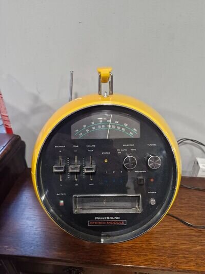 Rare 1970’s - Prinz Sound SM-8 Space Helmet 8 Track Player & Radio