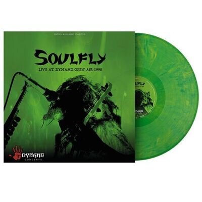 SOULFLY - Live At Dynamo Open Air 1998 2023 EU Green & Yellow Marbled 2 Vinyl LP