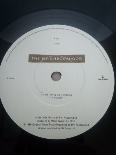 The Neighbourhood - The time/A certain attitude on Parlophone label. Soul origin